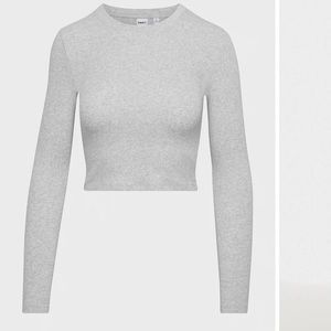 TNA long sleeve crop top